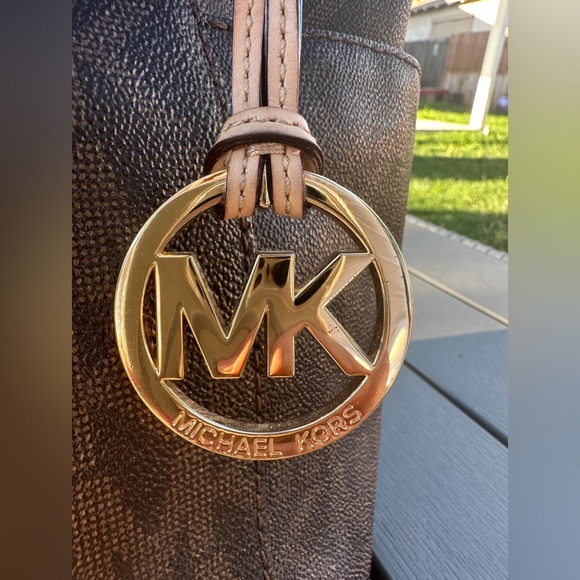 Vintage Michael kors signature brown east west tote bag - Picture 7 of 14